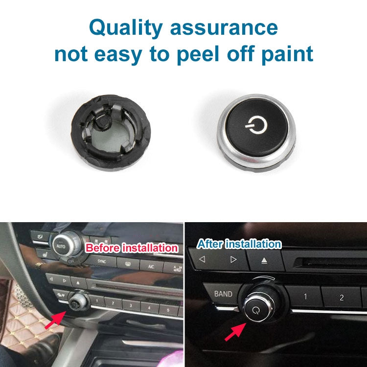 Car Radio Switch Button CD Player Volume Knob 64119350272 for BMW F10, For BMW F10