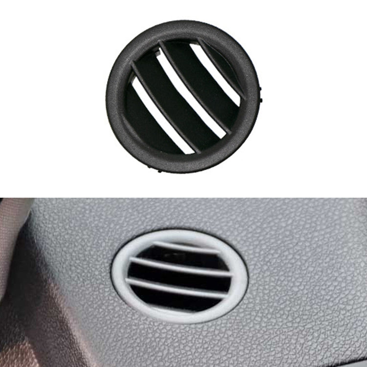 Car Left Side Dashboard Small Air Outlet Circular Air-conditioning Outlet for Mercedes-Benz C Class W204, Left Side for W204 (Black), Left Side for W204 (Brown)