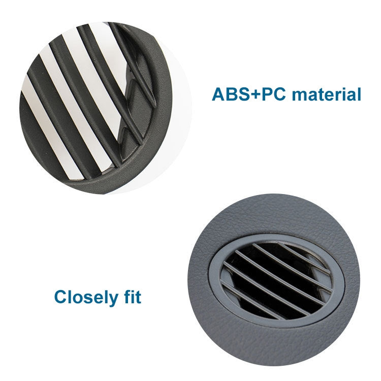 Car Right Side Dashboard Small Air Outlet Circular Air-conditioning Outlet for Mercedes-Benz GLK Class X204 2009-2016, Right Side for X204 (Black), Right Side for X204 (Brown)