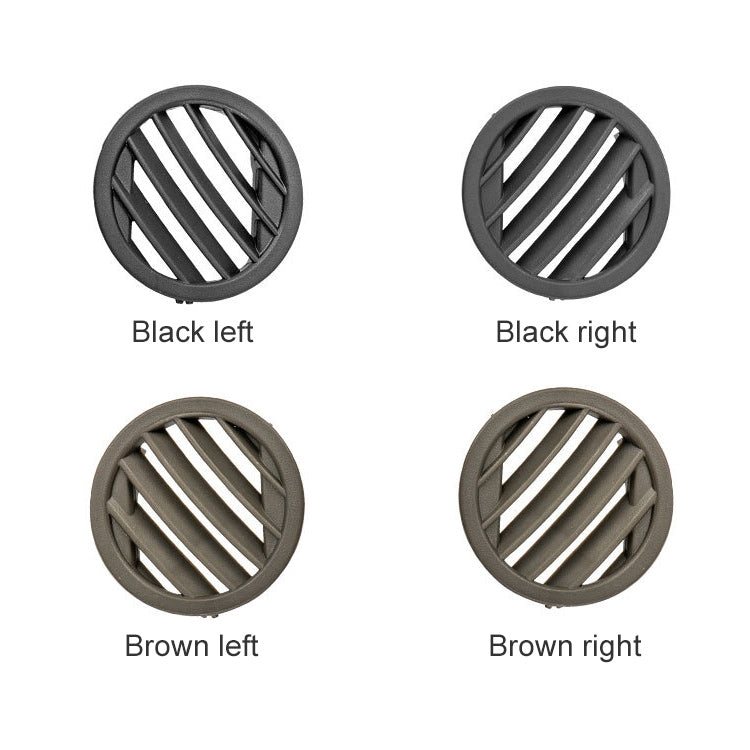 Car Left Side Dashboard Small Air Outlet Circular Air-conditioning Outlet for Mercedes-Benz GLK Class X204 2009-2016, Left Side for X204 (Black), Left Side for X204 (Brown)