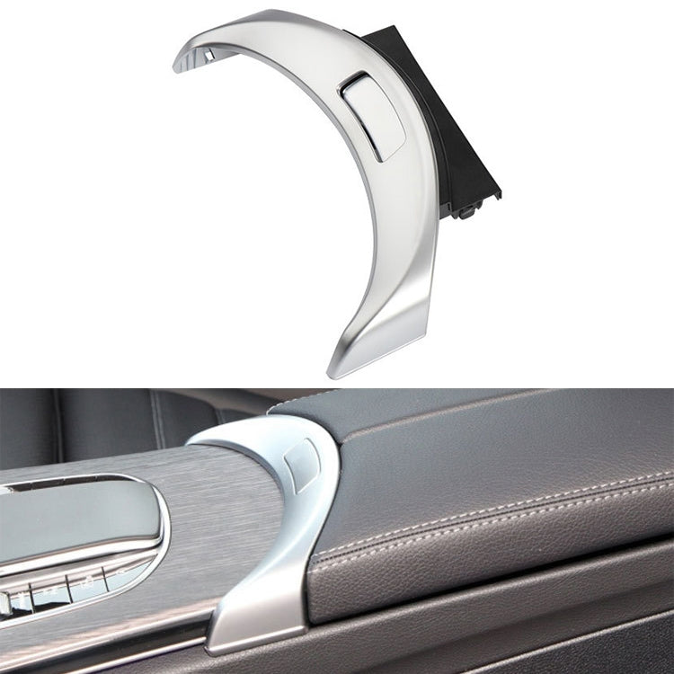 Car Armrest Box Switch Decorative Cover Armrest Button Frame for Mercedes-Benz W205 / W253, For Mercedes-Benz W205