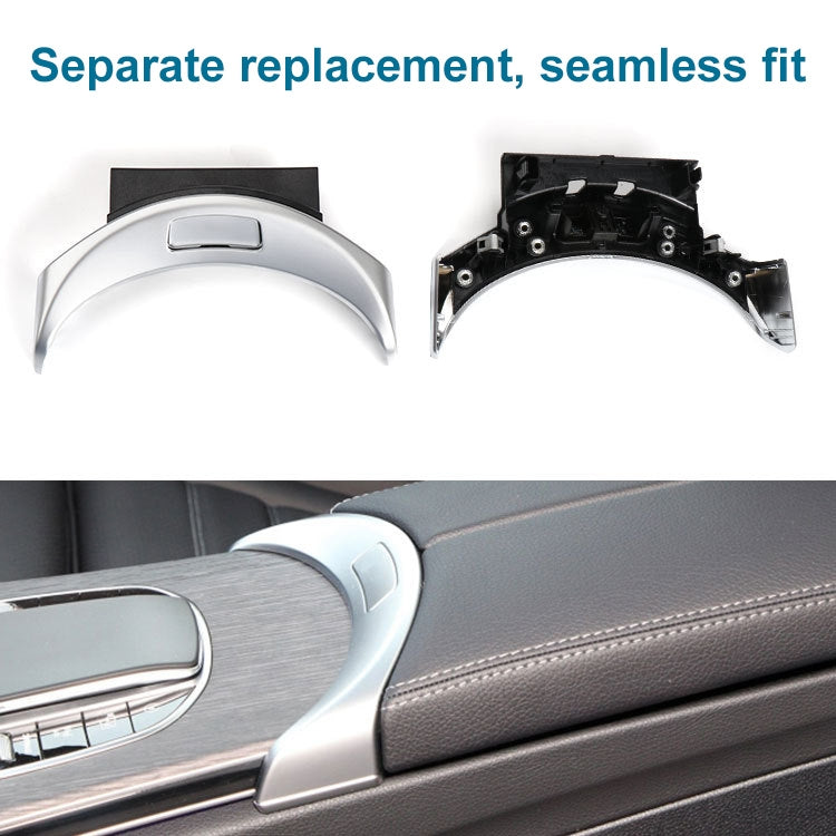 Car Armrest Box Switch Decorative Cover Armrest Button Frame for Mercedes-Benz W205 / W253, For Mercedes-Benz W205