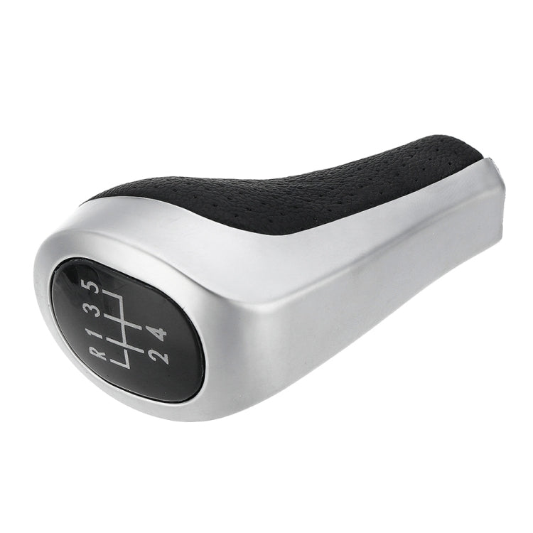 Car 5-speed Matte Silver Gear Shift Lever Knob for BMW, 5-speed Matte Silver