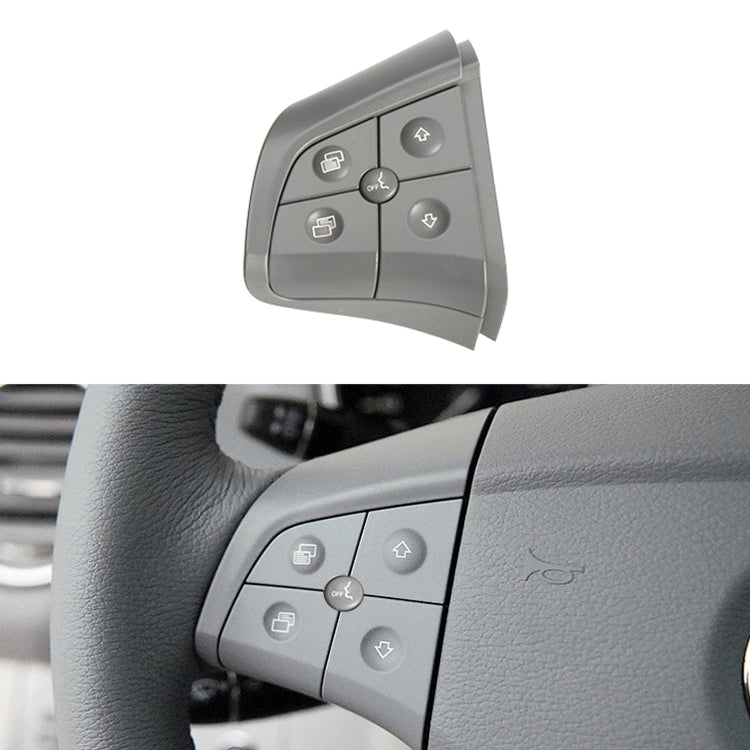 Car Left Side 5-button Steering Wheel Switch Buttons Panel 1648200010 for Mercedes-Benz W164, Left Driving, Left Side 5-button (Grey), Left Side 5-button (Black), Left Side 5-button (Coffee)
