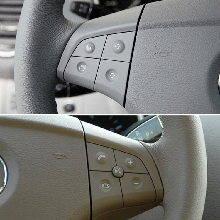 Car Left Side 5-button Steering Wheel Switch Buttons Panel 1648200010 for Mercedes-Benz W164, Left Driving, Left Side 5-button (Grey), Left Side 5-button (Black), Left Side 5-button (Coffee)