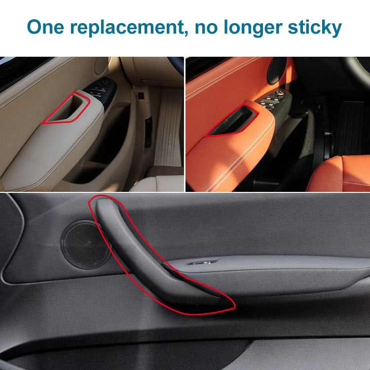 Car Front Right Inside Doors Handle Pull Trim Cover 5141 7394 519-1 for BMW X3 X4, Left Driving