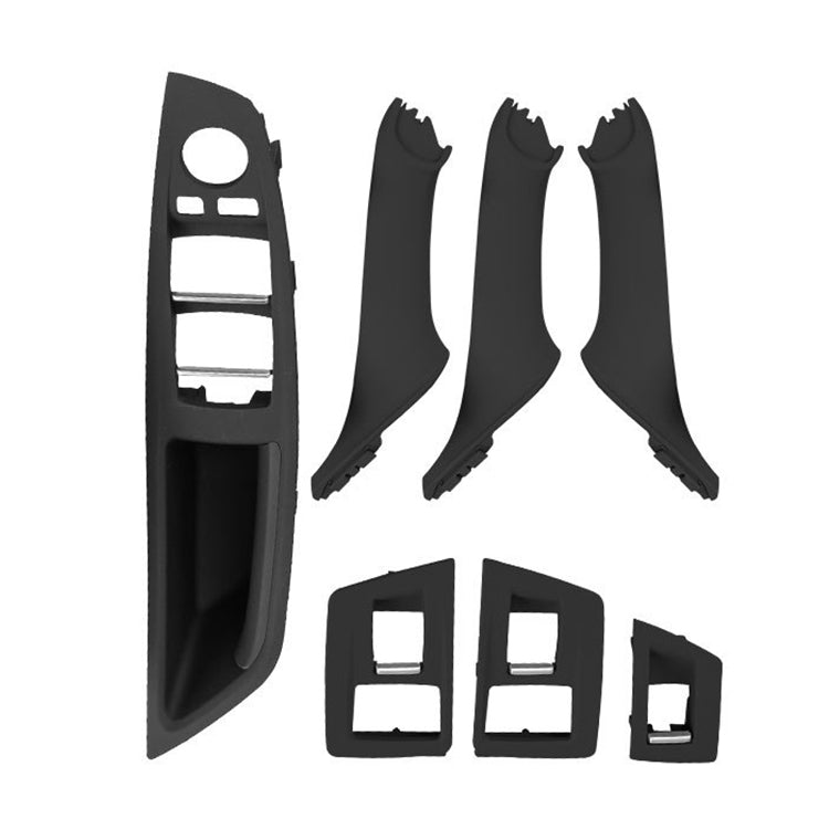 Garniture de poignée de porte intérieure de voiture, version haute configuration 5141 7225 873 pour BMW F10 F18, conduite à gauche, version haute configuration (noir), version haute configuration (beige blanc), version haute configuration (gris) ...