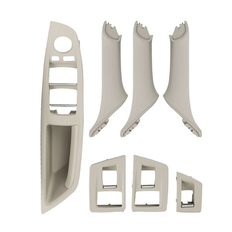 Garniture de poignée de porte intérieure de voiture, version haute configuration 5141 7225 873 pour BMW F10 F18, conduite à gauche, version haute configuration (noir), version haute configuration (beige blanc), version haute configuration (gris) ...