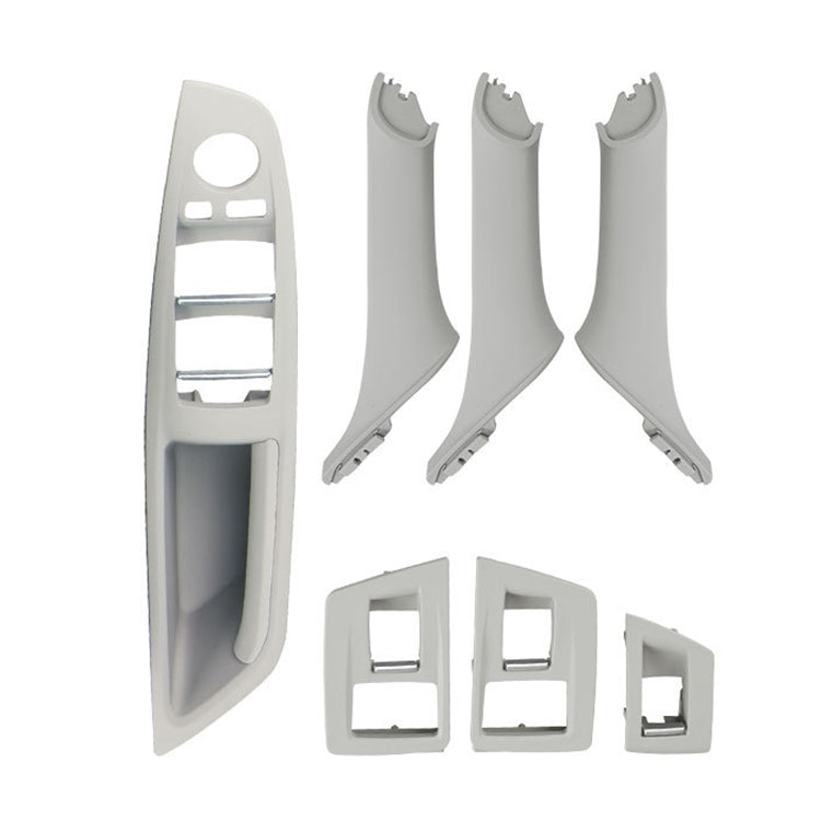 Garniture de poignée de porte intérieure de voiture, version haute configuration 5141 7225 873 pour BMW F10 F18, conduite à gauche, version haute configuration (noir), version haute configuration (beige blanc), version haute configuration (gris) ...