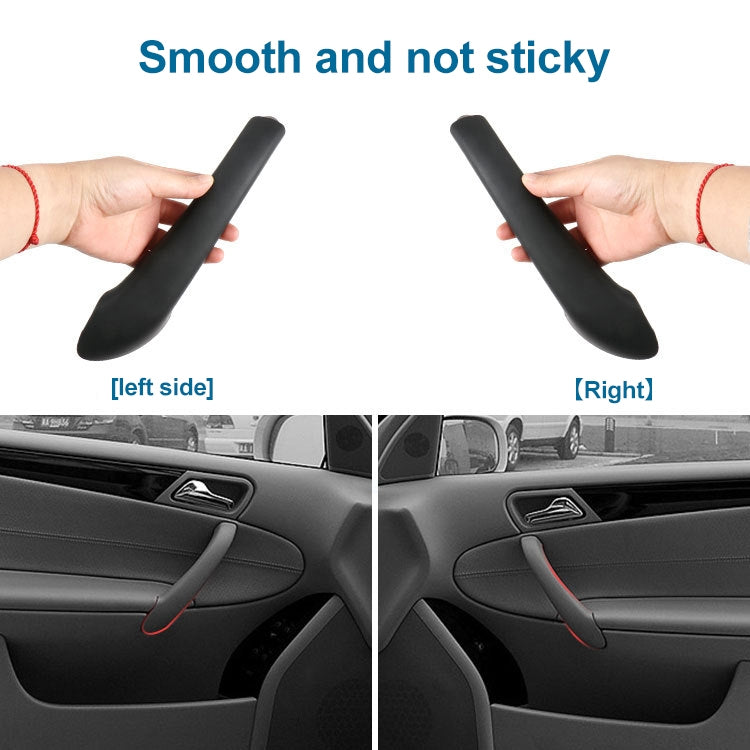 Car Front Left Inside Doors Handle Pull Trim Cover for Mercedes-Benz C-class W203 -2007, Left and Right Driving, Front Left (Black), Front Left (Grey), Front Left (Beige)