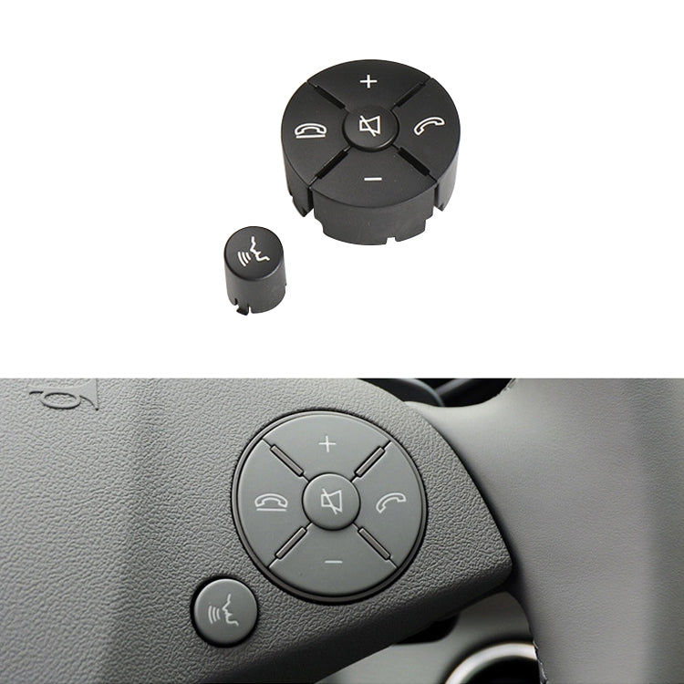 Car Right Side Steering Wheel Switch Buttons Panel for Mercedes-Benz W204 2007-2014, Left Driving, Right Side (Beige), Right Side (Brown), Right Side (Black), Right Side (Grey)