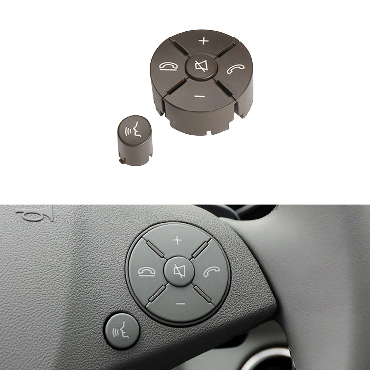 Car Right Side Steering Wheel Switch Buttons Panel for Mercedes-Benz W204 2007-2014, Left Driving, Right Side (Beige), Right Side (Brown), Right Side (Black), Right Side (Grey)