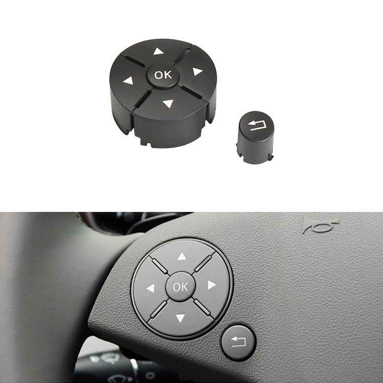 Car Left Side Steering Wheel Switch Buttons Panel for Mercedes-Benz W204 2007-2014, Left Driving, Left Side (Beige), Left Side (Brown), Left Side (Black), Left Side (Grey)