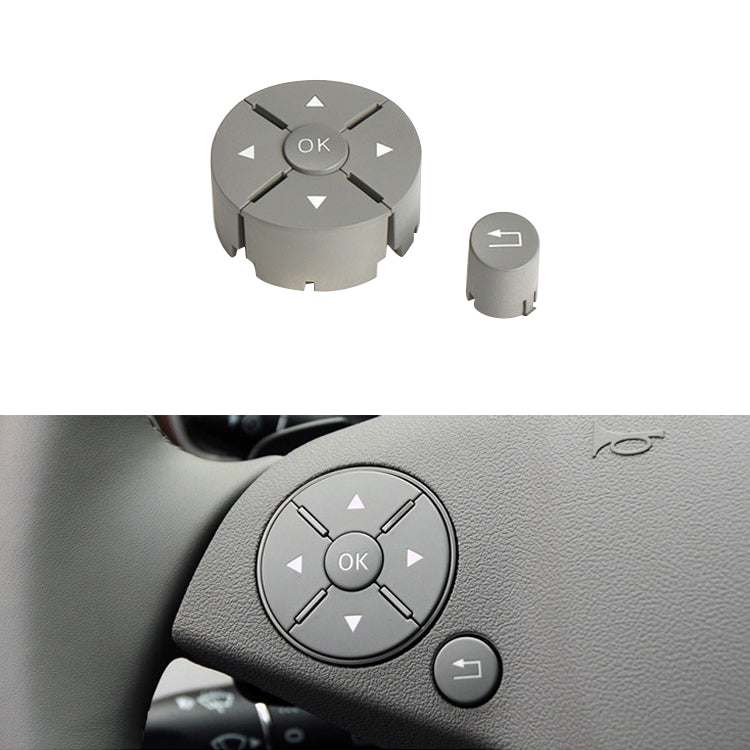 Car Left Side Steering Wheel Switch Buttons Panel for Mercedes-Benz W204 2007-2014, Left Driving, Left Side (Black), Left Side (Grey), Left Side (Beige), Left Side (Brown)