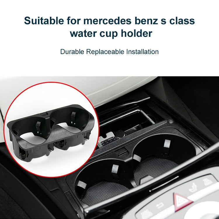 Car Water Cup Holder 2216801991 for Mercedes-Benz S-Class W221 2006-2009, Left Driving, W221 2006-2009