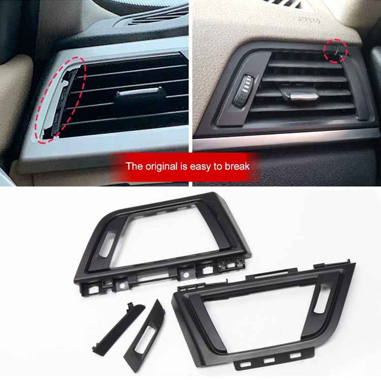 Car Right Side Air Conditioner Vent Panel 64229253217 for BMW 3 Series, Left Driving(Color: Matte), CRP1368A, CRP1368B