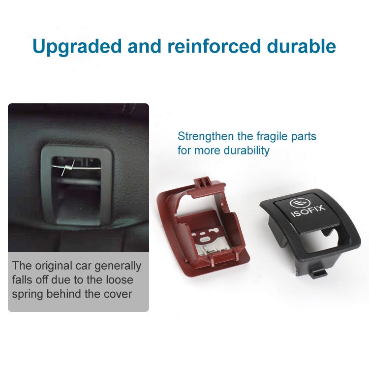 Car Rear Child ISOFIX Switch Seat Safety Cover 2059200513 for Mercedes-Benz W205 2015-2021, Left Driving