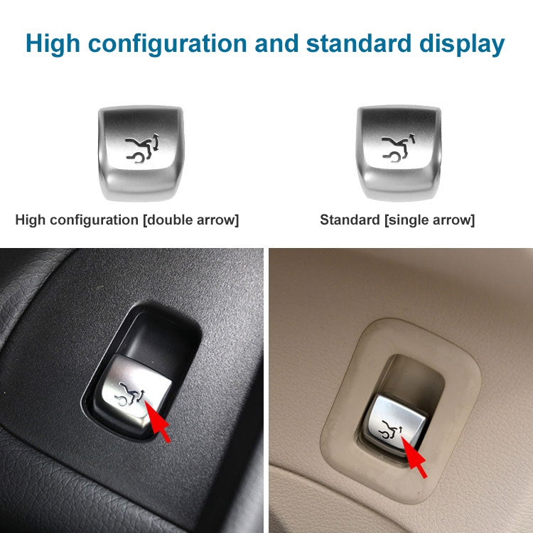 Car Trunk Switch Button for Mercedes-Benz W205 2015-, Left Driving High Configuration Version, High Configuration Version