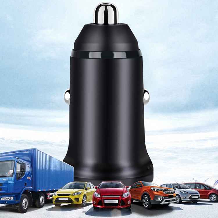 PD 20W USB-C / Type-C + QC 3.0 USB Interface Fast Charging Car Charger