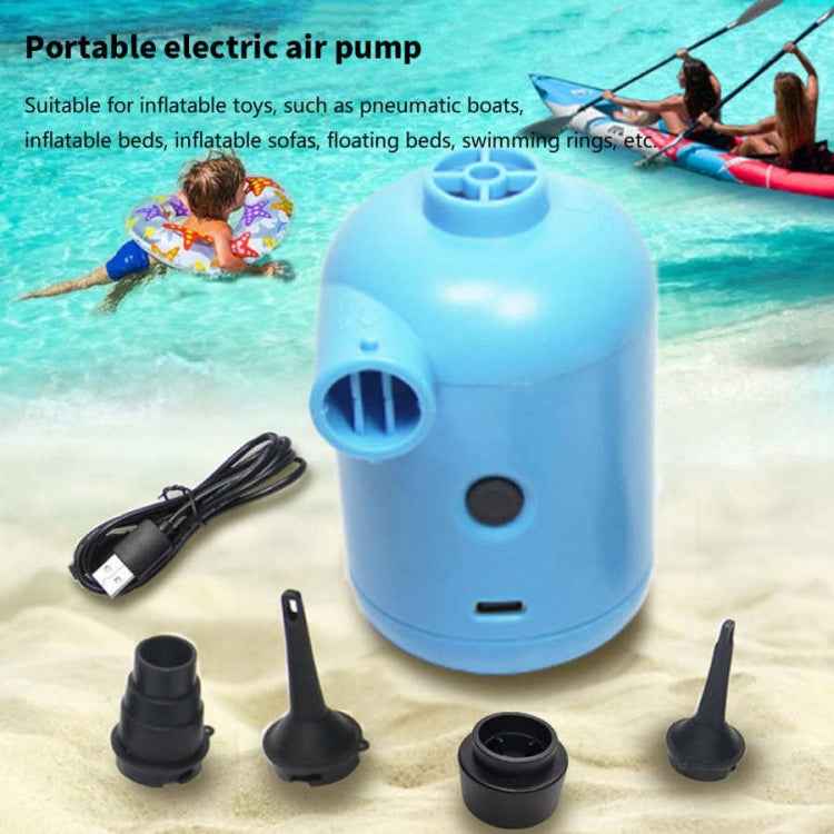 HT-426 USB Electric Air Pump for Rubber Boat Inflatable Bed