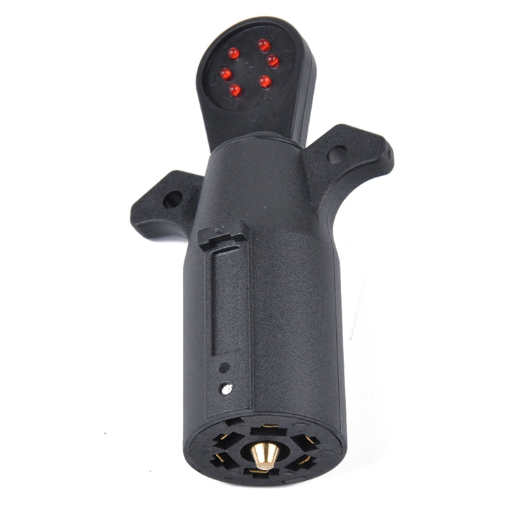 12V 7-Way Blade Trailer Light Wiring Circuit Tester Round Adapter 7 Pin US Plug Signal Tester, Signal Tester