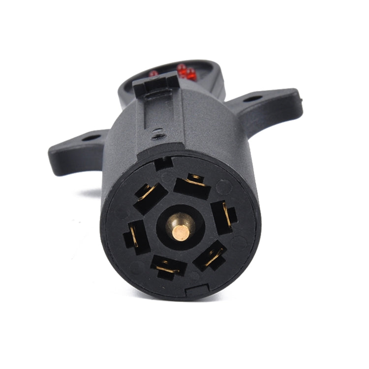 12V 7-Way Blade Trailer Light Wiring Circuit Tester Round Adapter 7 Pin US Plug Signal Tester, Signal Tester