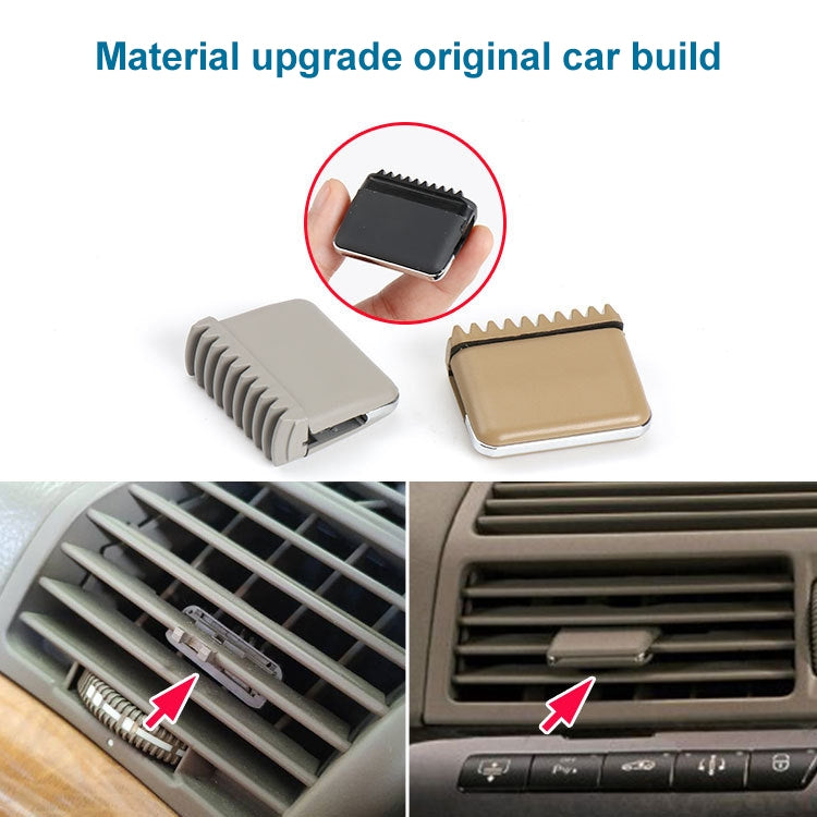 Car Left and Right Side Air Conditioning Exhaust Switch Paddle for Mercedes-Benz S Class W220 1998-2005, Left Driving, Left and Right Side (Beige), Left and Right Side (Black), Left and Right Side (Grey), Left and Right Side (Khaki)