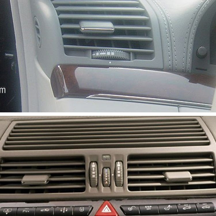 Car Left and Right Side Air Conditioning Exhaust Switch Paddle for Mercedes-Benz S Class W220 1998-2005, Left Driving, Left and Right Side (Beige), Left and Right Side (Black), Left and Right Side (Grey), Left and Right Side (Khaki)