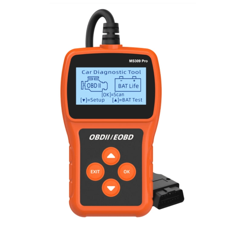 MS309 Pro Car Fault Detector OBD2 EOBD Scanner Code Reader, MS309 Pro