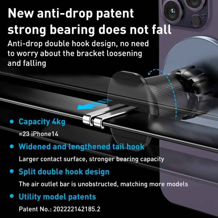 MOMAX MoVe Universal Transparent Magnetic Air Outlet Car Holder