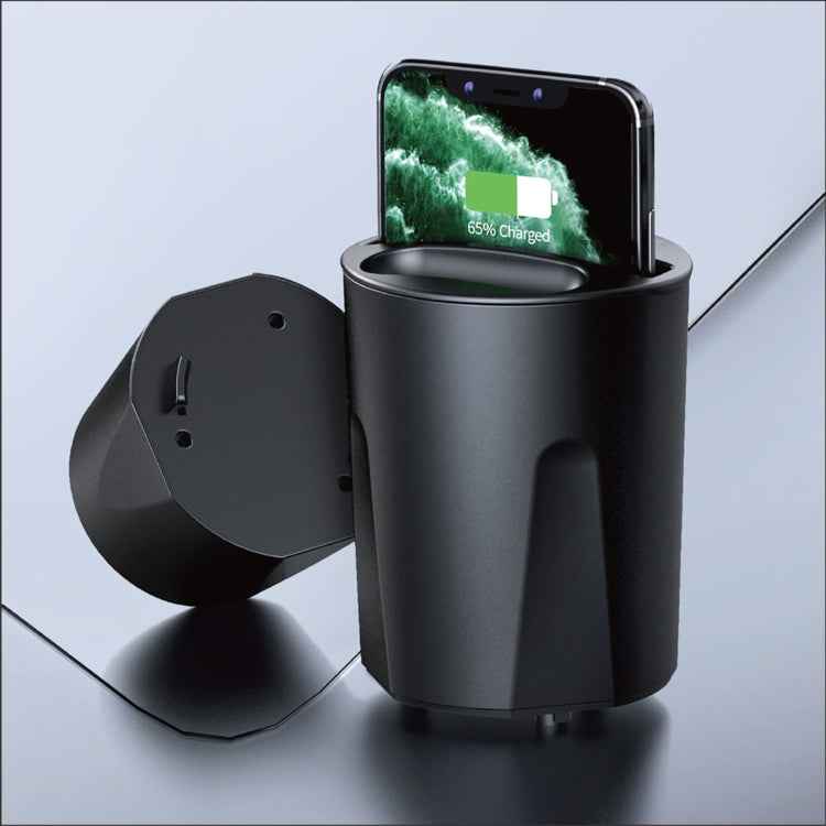 X13A 4 in 1 Car QI Standard Charging Cup Wireless Fast Charger