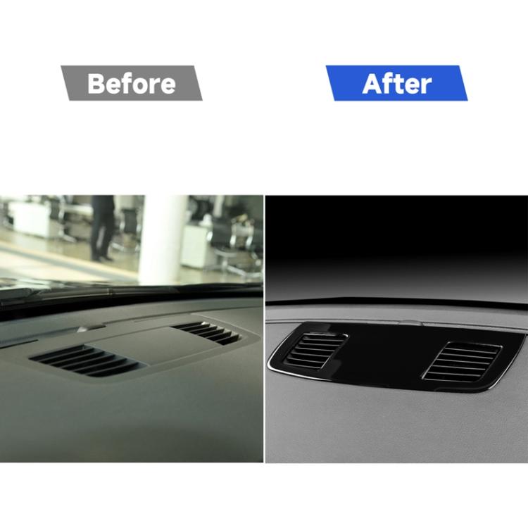 For BMW 3 Series E90 2005-2012 Car Instrument Large Air Outlet Panel Decorative Sticker, Left and Right Drive Universal, Car Instrument Large Air Outlet Panel