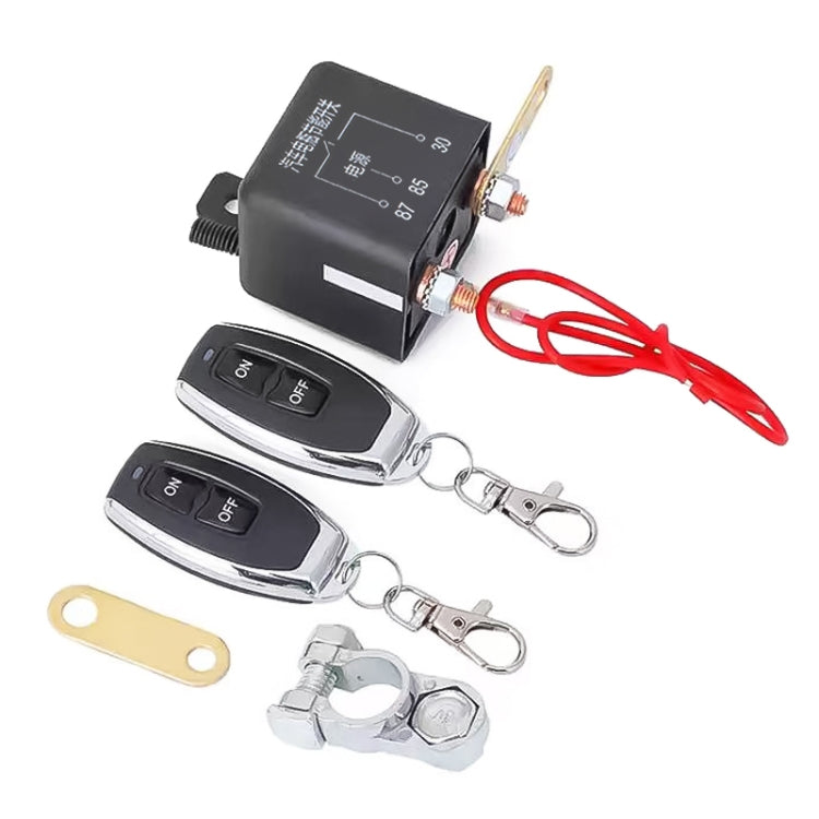 12V 200A Car Battery Remote Control Negative Breaker with 2 Remote Control, with 2 Remote Control