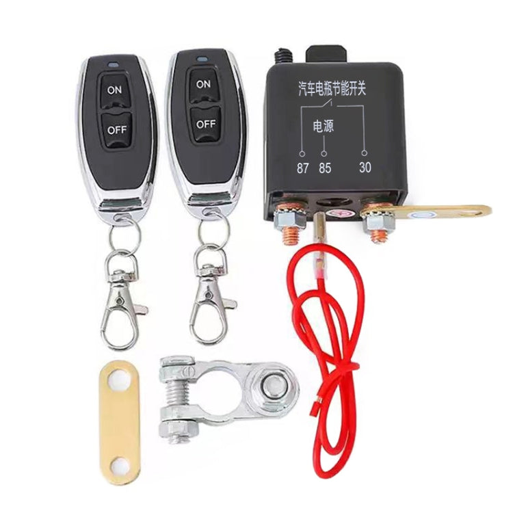 12V 200A Car Battery Remote Control Negative Breaker with 2 Remote Control, with 2 Remote Control