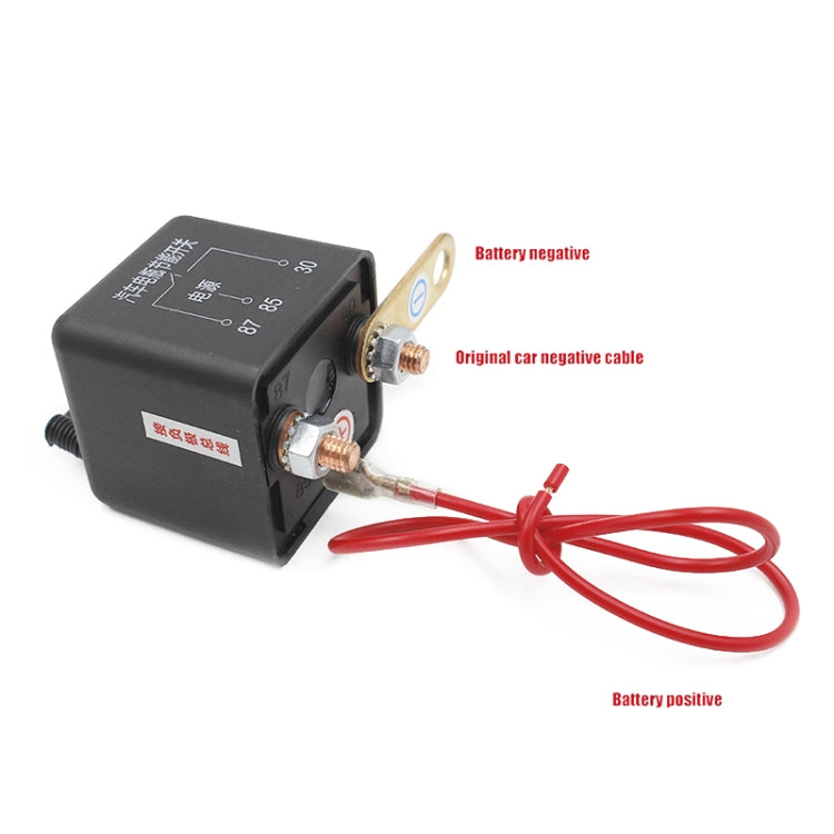 12V 200A Car Battery Remote Control Negative Breaker with 2 Remote Control, with 2 Remote Control
