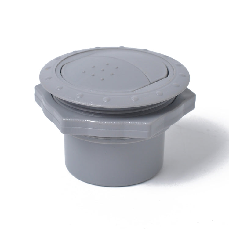 Universal 60mm Round AC Air Outlet Vent for RV Bus Boat Yacht Auto Air Conditioner Vent Replacement Parts Car Accessories, A Style (Grey), A Style (Black)