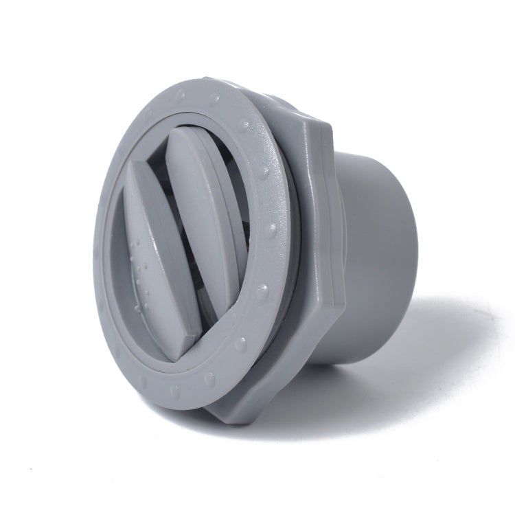 Universal 60mm Round AC Air Outlet Vent for RV Bus Boat Yacht Auto Air Conditioner Vent Replacement Parts Car Accessories, A Style (Grey), A Style (Black)