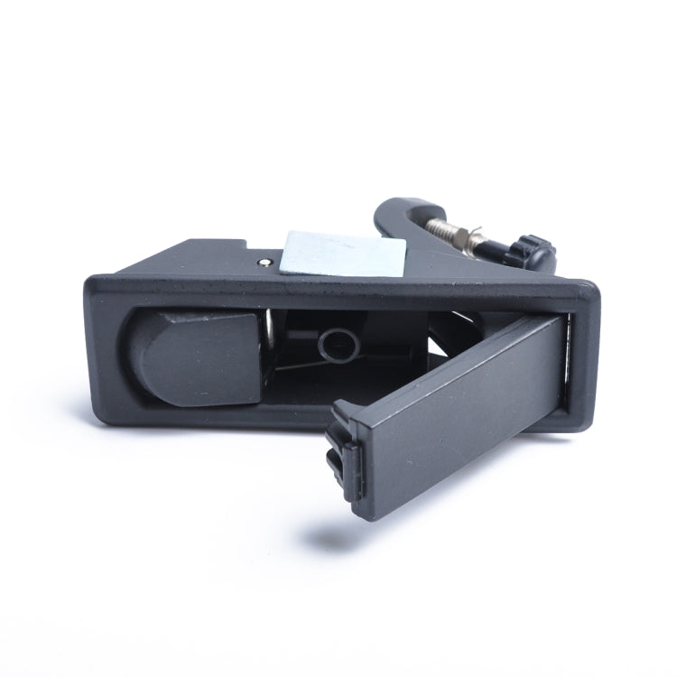 Black Zinc Alloy Adjustable Lever Hand Operated Compression Latch with Raised Trigger for RV / Trailer, Non-Locking, Black