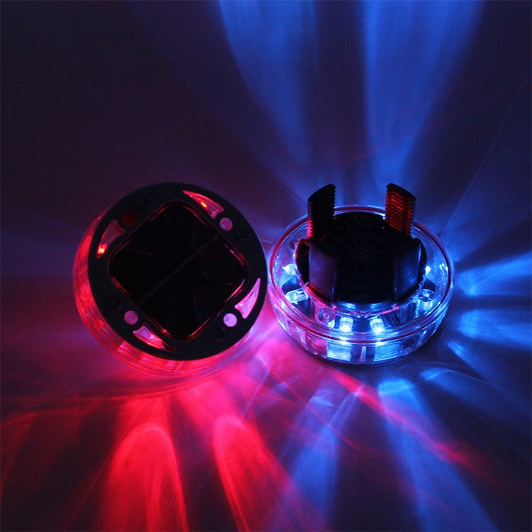 4 PCS Solar LED Car Tire Decoration Flashing Lights Colorful Wheels Hub Atmosphere Lights Infrared Remote Control, Infrared Remote Control