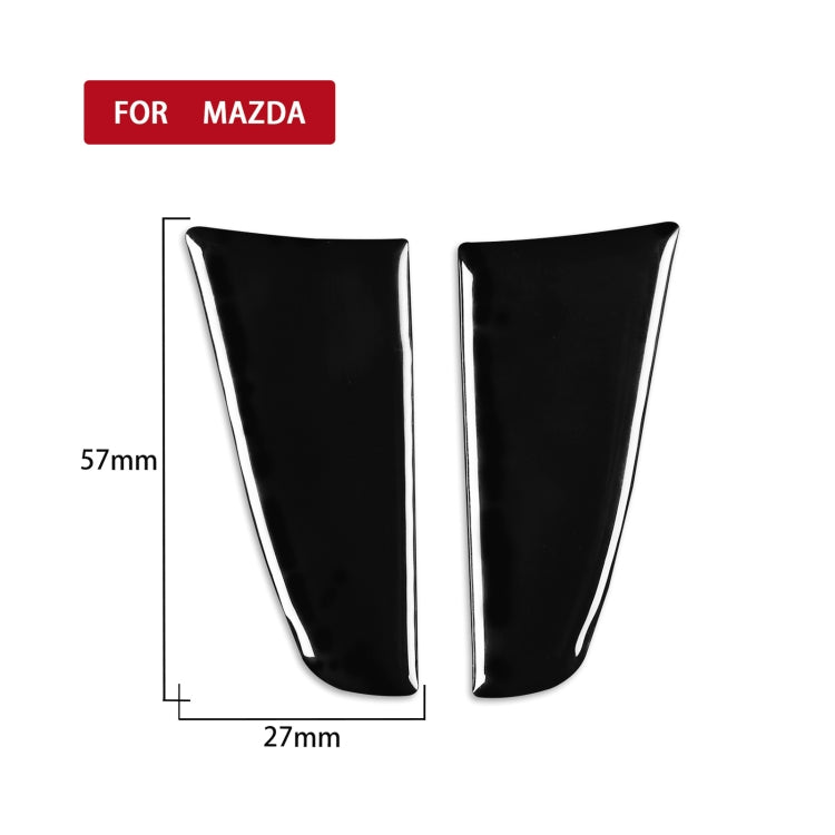 For Mazda 3 Axela 2010-2013 Car Steering Wheel Below Decorative Sticker, Left and Right Drive Universal, Central Display Screen