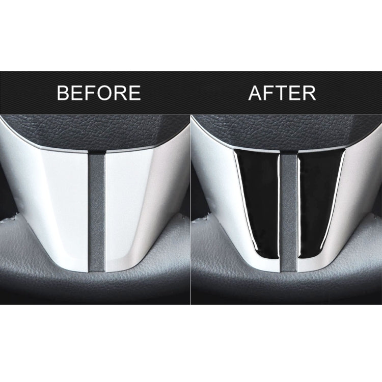 For Mazda 3 Axela 2010-2013 Car Steering Wheel Below Decorative Sticker, Left and Right Drive Universal, Central Display Screen