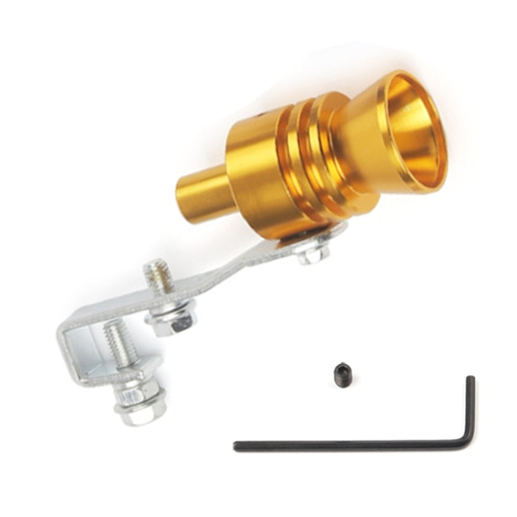 Universal Aluminum Turbo Sound Exhaust Muffler Pipe Whistle Car / Motorcycle Simulator Whistler, Size: L, Outside Diameter: 30mm