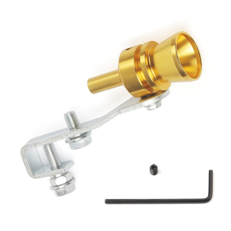 Universal Aluminum Turbo Sound Exhaust Muffler Pipe Whistle Car / Motorcycle Simulator Whistler, Size: M, Outside Diameter: 23mm