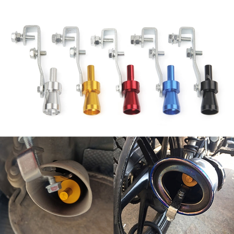 Universal Aluminum Turbo Sound Exhaust Muffler Pipe Whistle Car / Motorcycle Simulator Whistler, Size: S, Outside Diameter: 20mm, Size: S (Blue), Size: S (Red), Size: S (Silver), Size: S (Black), Size: S (Gold)