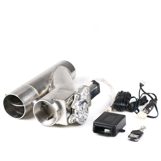 Válvula de escape eléctrica CNSPEED con control remoto para coche, 2 en 1, en forma de Y, tamaño: 2,25 pulgadas