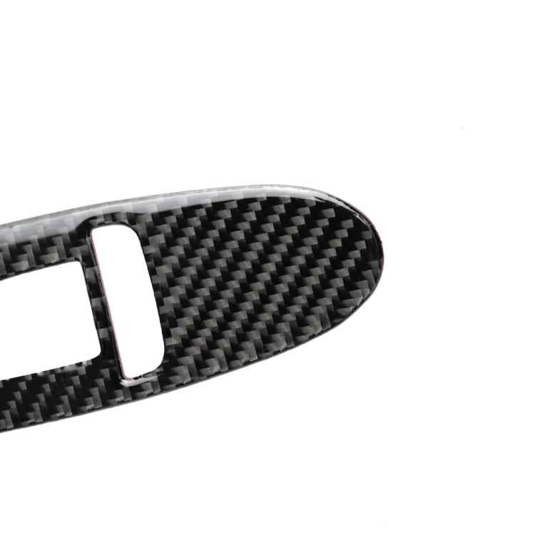 4 PCS Car Carbon Fiber Window Lift Panel Decorative Sticker for Infiniti Q50 2014-2020, Left Drive, Window Lift Panel (B)