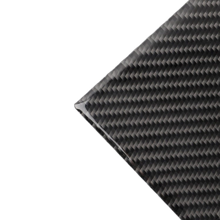 2 PCS Car Carbon Fiber Rear Water Cup Holder Panel Decorative Sticker for Infiniti Q50 / Q60 2014-2020, Rear Water Cup Holder Panel