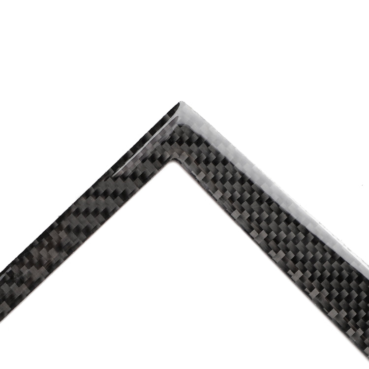 Car Carbon Fiber Navigation Frame Decorative Sticker for Infiniti Q50 / Q60 2014-2020, Navigation Frame