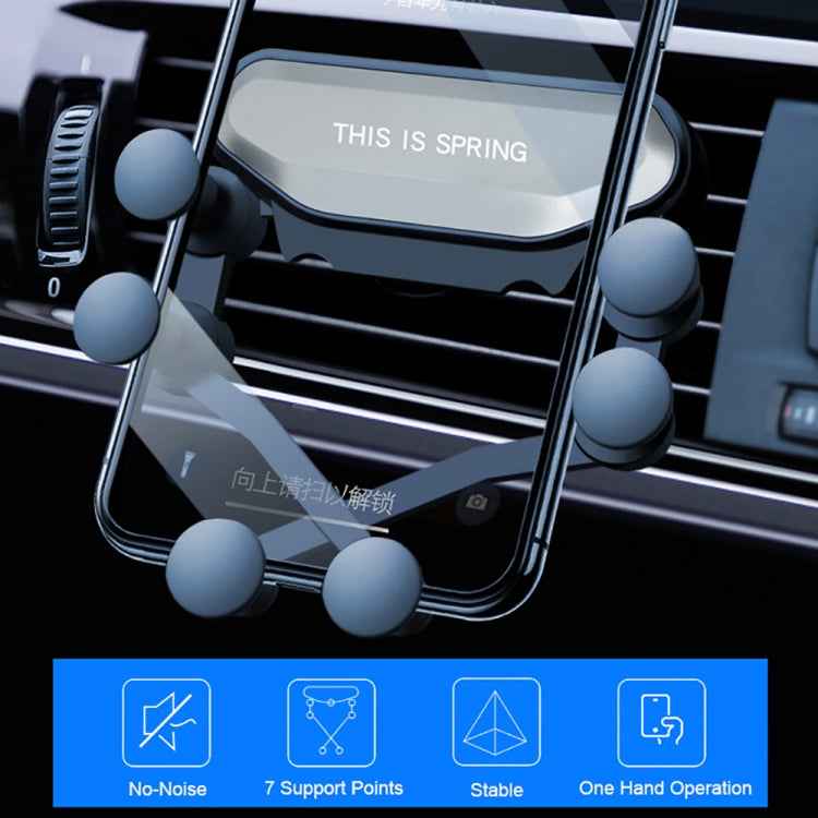 Car Air Outlet Six-claw Gravity Mobile Phone Holder Bracket