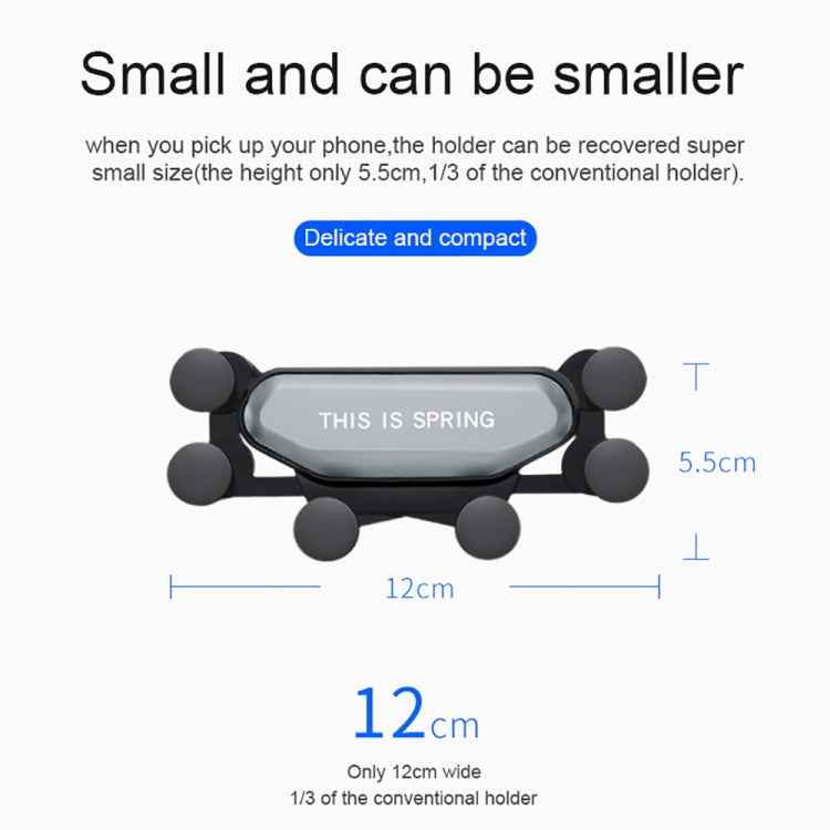 Car Air Outlet Six-claw Gravity Mobile Phone Holder Bracket